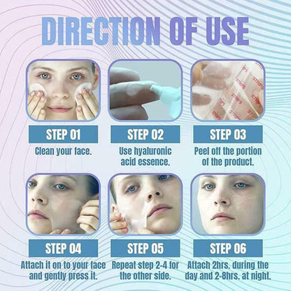 🛒🛍️✨50% OFF Hot Sale🏷️WATERFLY® Freezing Mask, 5 Pairs, for Facial Nourishment🌱 and Wrinkle Removal Water Butterfly